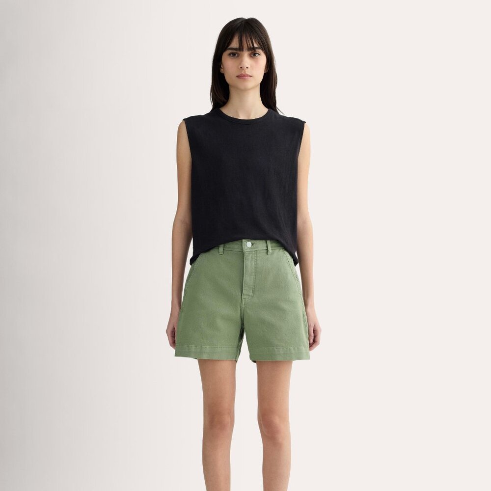 Everlane Women's Utility Short in Sagebrush, Size 4